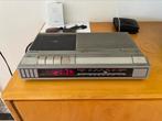 Wekkerradio Philips D-7547 met cassette, Audio, Tv en Foto, Radio's, Ophalen of Verzenden, Gebruikt, Radio