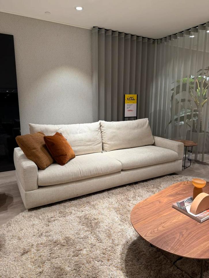 Jori bank Tigra, Huis en Inrichting, Banken | Sofa's en Chaises Longues, Nieuw, Driepersoons, 200 tot 250 cm, 75 tot 100 cm, Stof