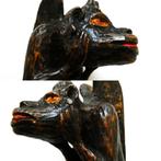 Een houtgesneden console met een vleermuis wandtafel, Ophalen of Verzenden