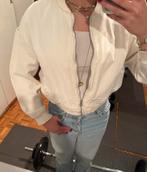 Denim bomberjack Crème Bershka, Kleding | Dames, Overige kleuren, Zo goed als nieuw, Maat 36 (S), Bershka