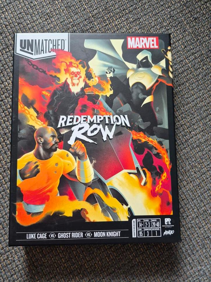 Unmatched Marvel Redemption Row, Hobby en Vrije tijd, Gezelschapsspellen | Bordspellen, Ophalen of Verzenden