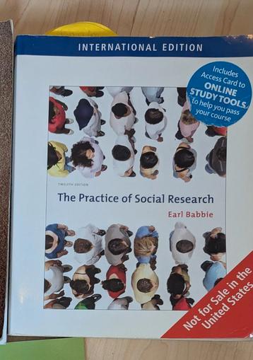 The Practice of Social Research - Earl Babbie beschikbaar voor biedingen