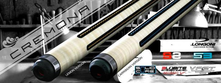 AKTIE: Longoni Cremona Carribean keu VP2 en S2-top LIBRE!!!!, Sport en Fitness, Biljarten en Poolen, Nieuw, Keu of Ballen, Ophalen of Verzenden