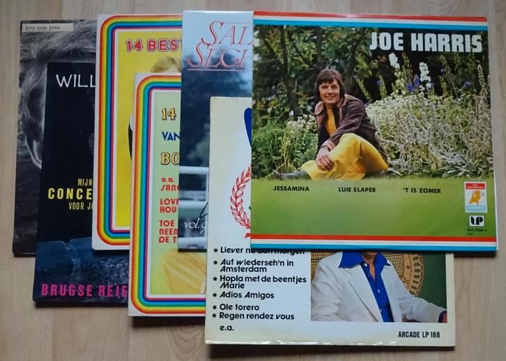 7x LP set - Vlaamse artiesten - Bobby Prins - Paul Severs, Cd's en Dvd's, Vinyl | Nederlandstalig, Gebruikt, Levenslied of Smartlap