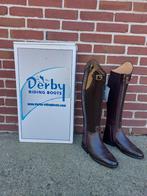Nieuwe bruine lakleren derby laarzen, Dieren en Toebehoren, Paardrijkleding, Dames, Dressuur, Nieuw, Ophalen of Verzenden