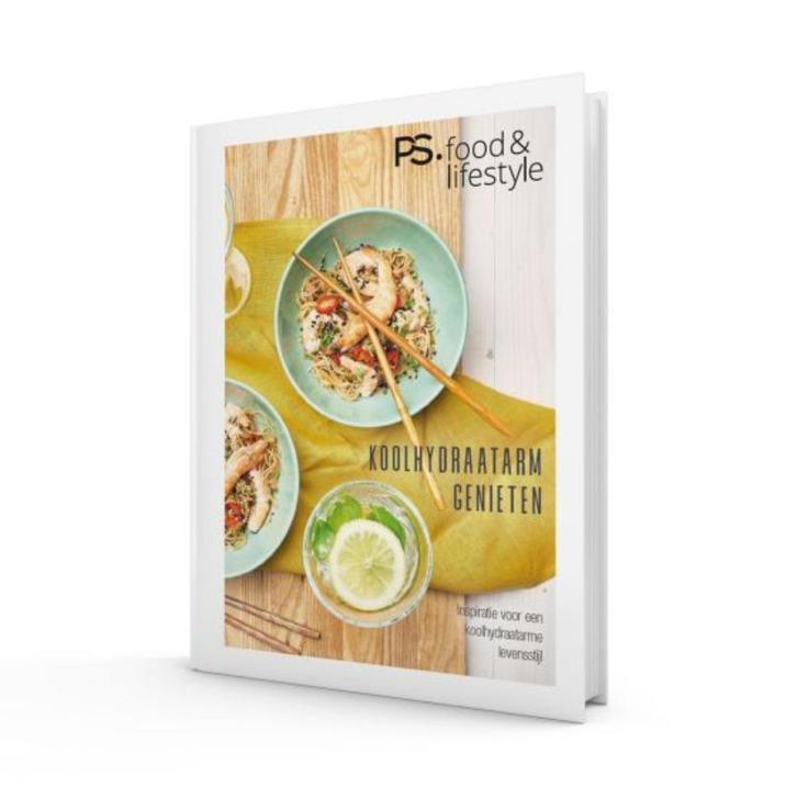 koolhydraatarm genieten, Boeken, Gezondheid, Dieet en Voeding, Zo goed als nieuw, Dieet en Voeding, Ophalen of Verzenden