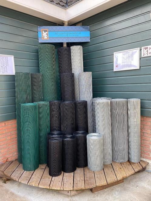 Volièregaas; UITVERKOOP / veel soorten AANBIEDINGEN, Tuin en Terras, Gaas en Draad, Nieuw, Gaas, 20 meter of meer, Ophalen of Verzenden
