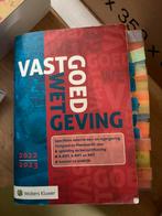 Vastgoedwetgeving 2022/2023, Ophalen of Verzenden, Zo goed als nieuw