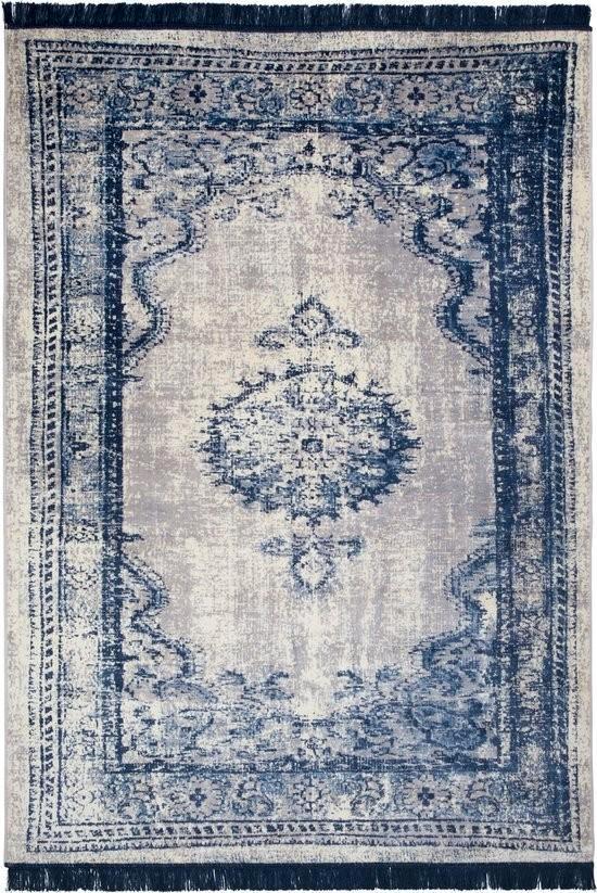 Zuiver Marvel vloerkleed 240x170 cm in Neptune/blauw, Huis en Inrichting, Stoffering | Tapijten en Kleden, Zo goed als nieuw, 200 cm of meer