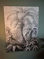 Ixxi palmbomen zwart wit Ferns 120x160, Antiek en Kunst, Ophalen of Verzenden