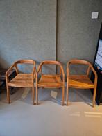 Caddo stoel lasse hout teak karwei 3 stuks, Ophalen of Verzenden, Zo goed als nieuw, Hout, Drie