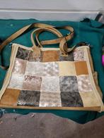 handtas met vakken leer, Ophalen of Verzenden, 'T Olde Gre-j, Info@toldegrej.nl, Endepoelstraat 20f Didam