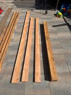 Douglas Hout Planken/Balken, Doe-het-zelf en Verbouw, Hout en Planken, Geïmpregneerd, Gebruikt, 25 tot 50 mm, Ophalen of Verzenden