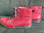 Nog erg nette Wolky boots maat 42, rood, combi canvas, Ophalen of Verzenden, Zo goed als nieuw, Rood