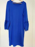 Juffrouw Jansen blauwe jurk (maat XL), Kleding | Dames, Jurken, Blauw, Maat 42/44 (L), Ophalen of Verzenden, Zo goed als nieuw