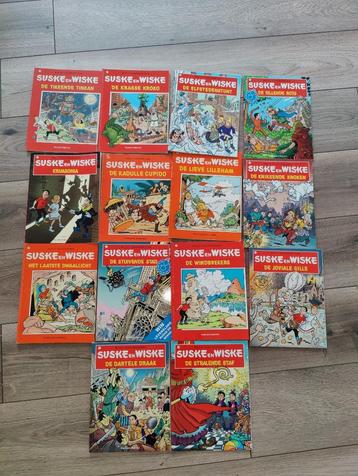 Diverse Suske en Wiske stripboeken (zie omschrijving) beschikbaar voor biedingen