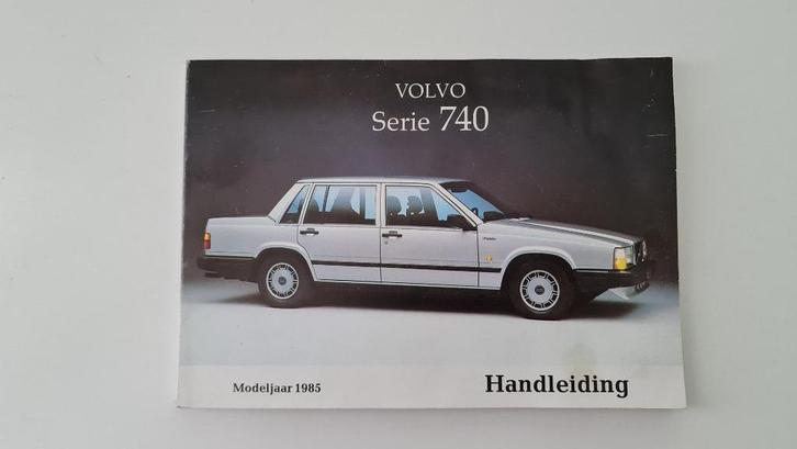 Volvo 740 Handleiding - Modeljaar 1985, Auto diversen, Handleidingen en Instructieboekjes, Ophalen of Verzenden