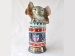 Whiskey fles Kruik met circus Olifant – USA, Republican 1970, Antiek en Kunst, Ophalen of Verzenden