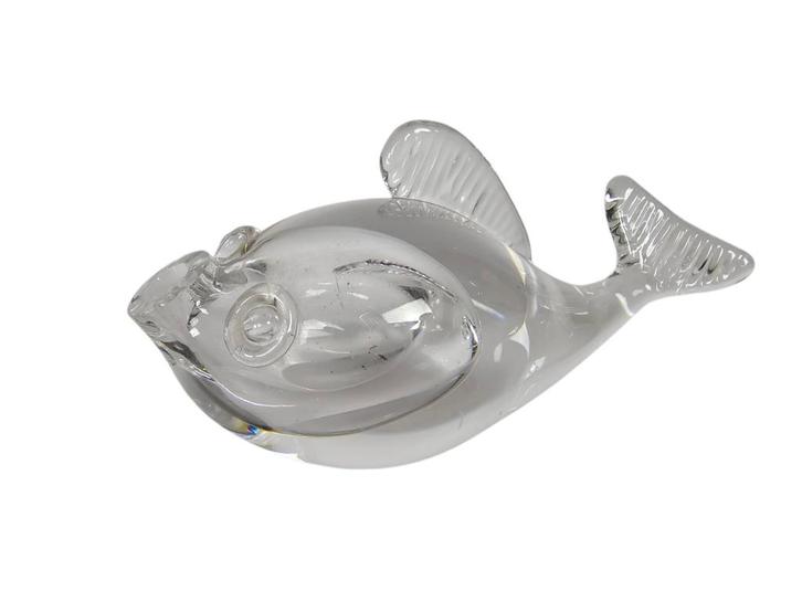 Hadeland Glassworks -  Benny Motzfeldt - 'Blowfish' 1960's, Antiek en Kunst, Antiek | Glas en Kristal, Ophalen of Verzenden