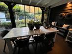 Eetkamer- tuinkamer tafel met stoelen, Ophalen, Zo goed als nieuw