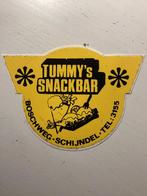 Sticker Tommy’s Snackbar in Schijndel, Verzenden, Zo goed als nieuw