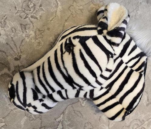 Deco dierenkop Zebra, Kinderen en Baby's, Kinderkamer | Inrichting en Decoratie, Zo goed als nieuw, Wanddecoratie, Ophalen of Verzenden