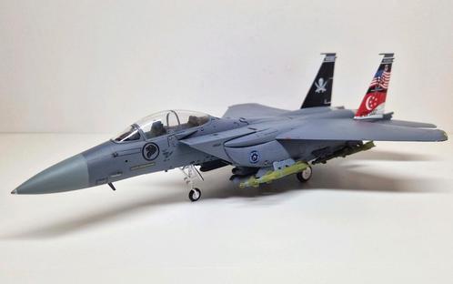 JC Wings f-15SG Strike Eagle 428TH Fighter Squadron 1:72., Verzamelen, Luchtvaart en Vliegtuigspotten, Gebruikt, Schaalmodel, Ophalen of Verzenden