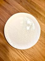 Decoratief bord met bladreliëf, Ophalen, Zo goed als nieuw, Bord(en), Effen