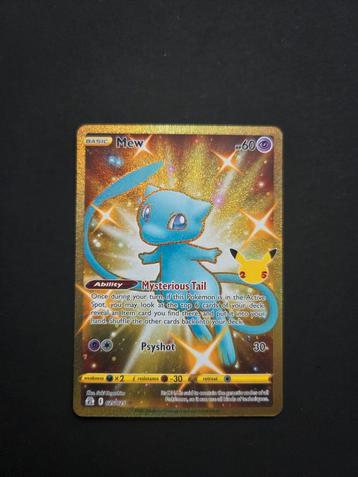 Mew 025/025 Pokemon Celebrations Gold beschikbaar voor biedingen