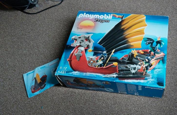 Playmobil Dragons Drakenboot - Complete Set, Kinderen en Baby's, Speelgoed | Playmobil, Zo goed als nieuw, Complete set, Ophalen