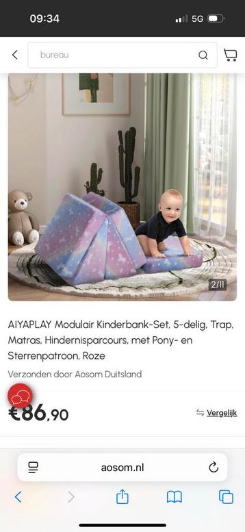 Aiyaplay 5 delig speelmat bouwblokken nieuw beschikbaar voor biedingen