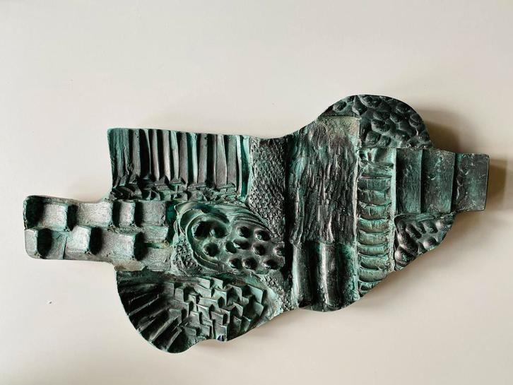 Brutalist wandsculptuur uit de jaren 70, Huis en Inrichting, Woonaccessoires | Wanddecoraties, Gebruikt, Ophalen of Verzenden