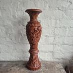 Vintage houten vaas XL, Antiek en Kunst, Antiek | Vazen, Ophalen of Verzenden