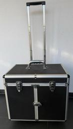 PEDICURE KOFFER ZWART OP WIELEN, Sieraden, Tassen en Uiterlijk, Koffers, Ophalen, Gebruikt, Uitschuifbare handgreep