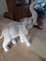 Olifant van papier-maché en ijzer, Ophalen of Verzenden