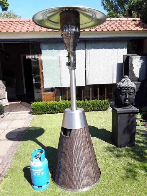 Terrasheater gas zo goed als NIEUW!!, Tuin en Terras, Terrasverwarmers, Zo goed als nieuw, Gas, Vloer, Ophalen