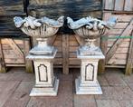 betonnen bloempotten op zuilen 75hoog/Nieuw!, Tuin en Terras, Bloempotten, Ophalen, Woondecoratie eindhoven, Nieuw, Woondecoratie eindhoven