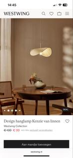 Westwing Design Lamp Kenzie - Linnen, Ophalen, Gebruikt, Stof, Minder dan 50 cm