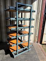 Vintage schappenrek uit drukkerij, Antiek en Kunst, Ophalen