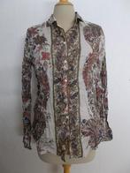 Mooie batik beige print top/blouse van Massimo Dutti! 40, Ophalen of Verzenden, Zo goed als nieuw, Maat 38/40 (M), Bruin