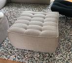 Ethnicraft hocker / poef beige, N701 serie, Huis en Inrichting, Banken | Voetenbanken en Poefen, Ophalen, Zo goed als nieuw, Ethnicraft