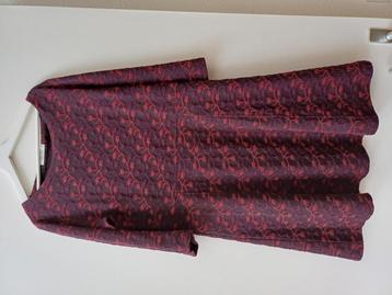 Le Pep jurk, maat xxl, bordeauxrood, gemeleerde stof.  beschikbaar voor biedingen