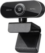 Full HD Webcam, Computers en Software, Webcams, Bedraad, Nieuw, Microfoon, Ophalen of Verzenden