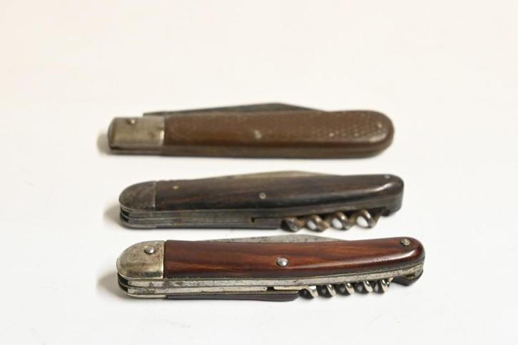 3x mooi oud duits zakmes duitsland zak mes, Verzamelen, Militaria | Algemeen, Landmacht, Mes of Dolk, Duitsland, Ophalen of Verzenden