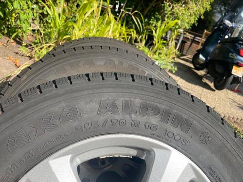 4 auto banden met de  velgen, Auto-onderdelen, Banden en Velgen, Banden en Velgen, All Season, 16 inch, 175 mm, Overig, Gebruikt