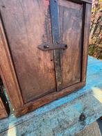 Indiase luik spiegel oud luik deur paneel India bruin, Huis en Inrichting, Woonaccessoires | Spiegels, Nieuw, Minder dan 100 cm