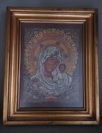 Kerst vintage borduurwerk moeder en kind, Antiek en Kunst, Ophalen of Verzenden