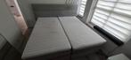 Ruime Karlsson boxspring 200x200 cm met toppers, Ophalen, Tweepersoons, Zo goed als nieuw, Overige maten