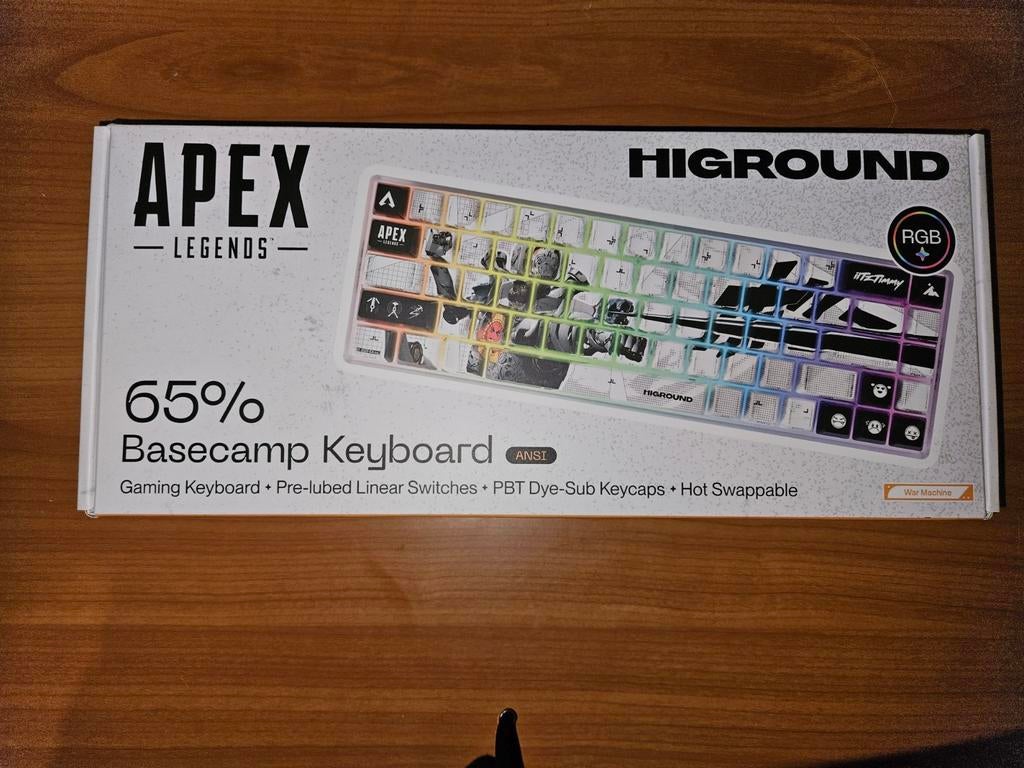 Higround Apex Basecamp - mechanisch toetsenbord (TTC Venus), Computers en Software, Toetsenborden, Nieuw, Qwerty, Bedraad, Gaming toetsenbord