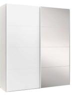 Nette twee deurs witte schuif deur kledingkast., Huis en Inrichting, Ophalen